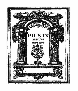 PIUS IX MASTAI (1792-1878) trademark
