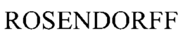 ROSENDORFF trademark