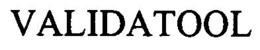 VALIDATOOL trademark