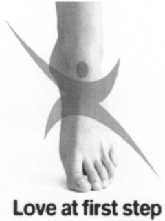 LOVE AT FIRST STEP trademark