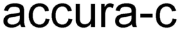 ACCURA-C trademark