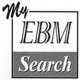MY EBM SEARCH trademark