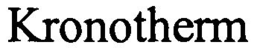 KRONOTHERM trademark