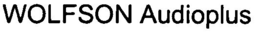 WOLFSON AUDIOPLUS trademark