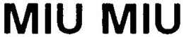 MIU MIU trademark