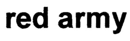 RED ARMY trademark