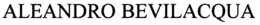 ALEANDRO BEVILACQUA trademark