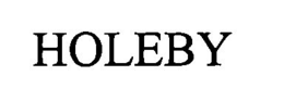 HOLEBY trademark