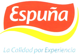 ESPUÑA LA CALIDAD POR EXPERIENCIA trademark