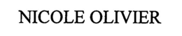 NICOLE OLIVIER trademark