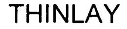THINLAY trademark