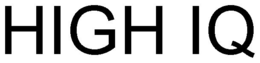 HIGH IQ trademark