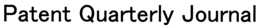 PATENT QUARTERLY JOURNAL trademark