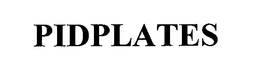 PIDPLATES trademark