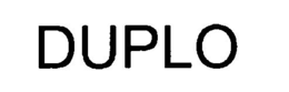 DUPLO trademark