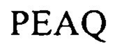 PEAQ trademark