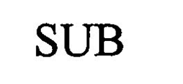 SUB trademark