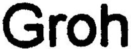 GROH trademark