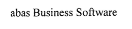 ABAS BUSINESS SOFTWARE trademark