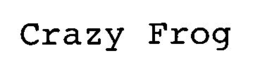 CRAZY FROG trademark