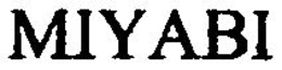 MIYABI trademark