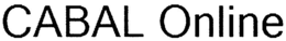 CABAL ONLINE trademark