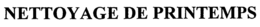 NETTOYAGE DE PRINTEMPS trademark