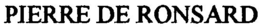 PIERRE DE RONSARD trademark