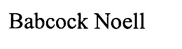 BABCOCK NOELL trademark