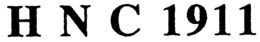 HNC 1911 trademark