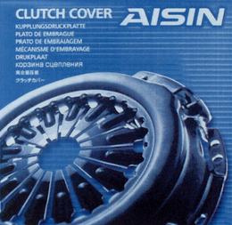 CLUTCH COVER AISIN KUPPLUNGSDRUCKPLATTE, PLATO DE EMBRAGUE, PRATO DE EMBRAIAGEM, MECANISME D'EMBRAYAGE DRUKPLAAT trademark