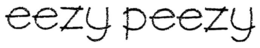 EEZY PEEZY trademark