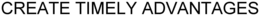 CREATE TIMELY ADVANTAGES trademark