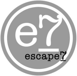 E7 ESCAPE7 trademark