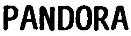 PANDORA trademark