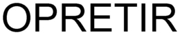 OPRETIR trademark