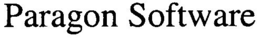 PARAGON SOFTWARE trademark