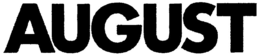 AUGUST trademark