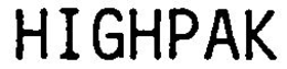 HIGHPAK trademark