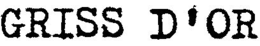 GRISS D'OR trademark