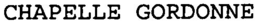 CHAPELLE GORDONNE trademark