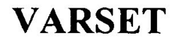 VARSET trademark