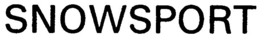 SNOWSPORT trademark