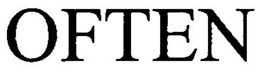 OFTEN trademark