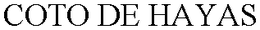 COTO DE HAYAS trademark