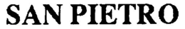 SAN PIETRO trademark