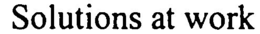 SOLUTIONS AT WORK trademark