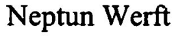 NEPTUN WERFT trademark