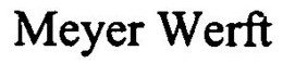 MEYER WERFT trademark