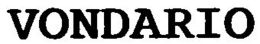 VONDARIO trademark